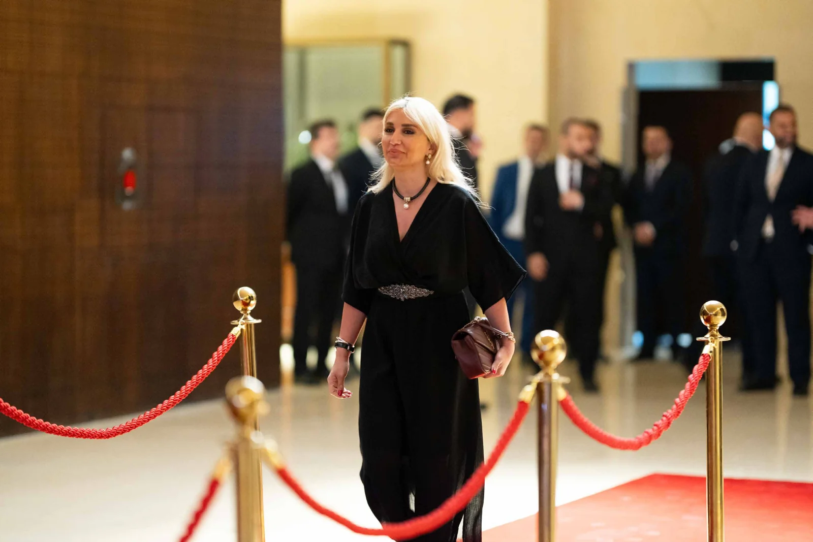The arrival