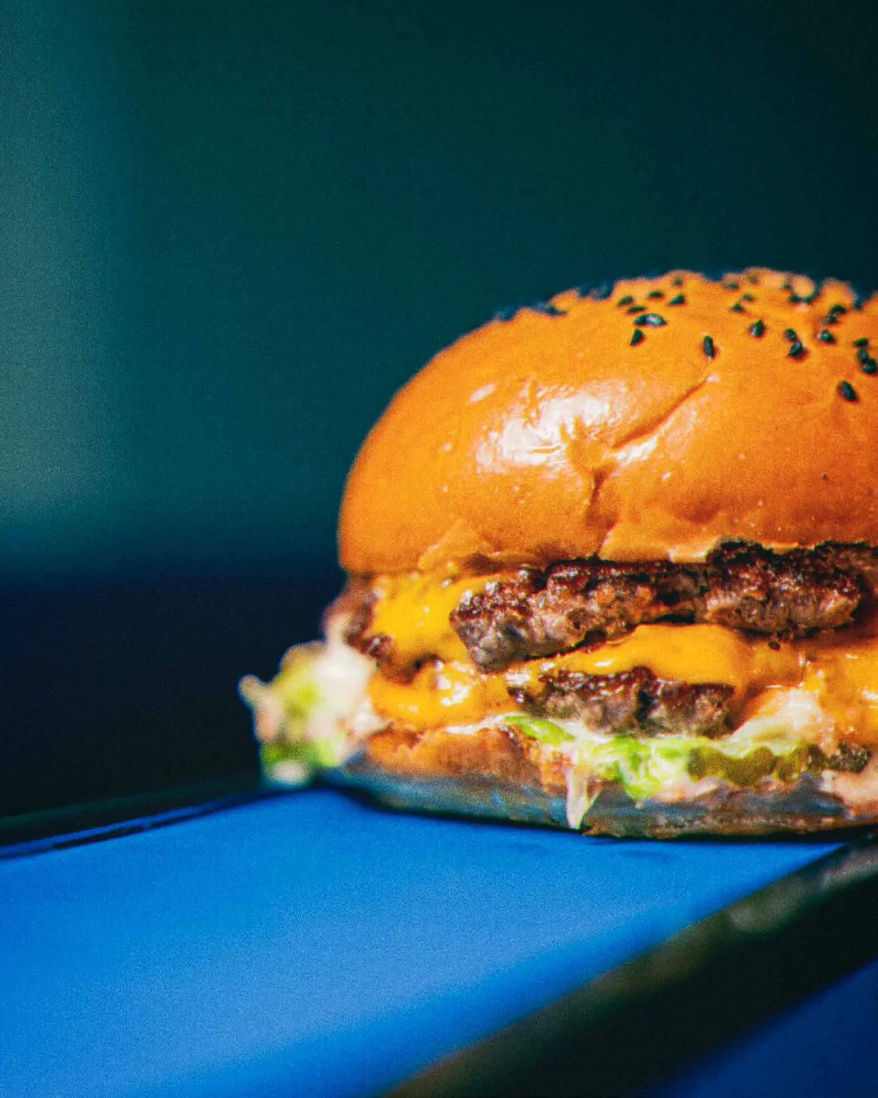 Editorial burger campaign