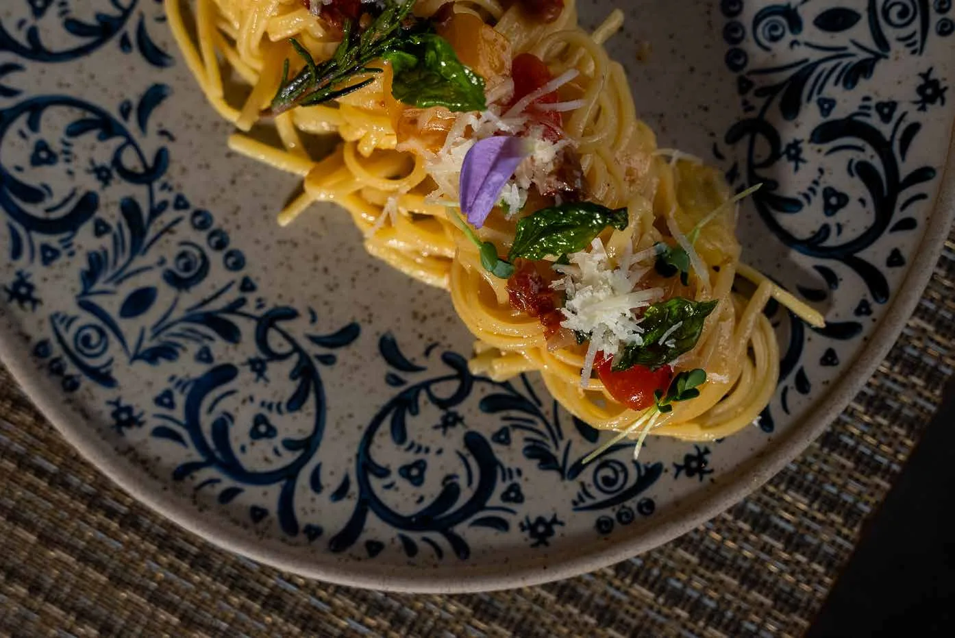 Plated dining detail